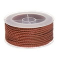 thumbnail image 1 of Unique Bargains Nylon Thread Twine Beading Cord 2mm Extra-Strong Braided Nylon Crafting String 11M/36 Feet, Saddle Brown, 1 of 7