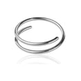 thumbnail image 1 of Double Nose Hoop Ring 20G for Single Piercing Nose Hoop Surgical steel, 1 of 8