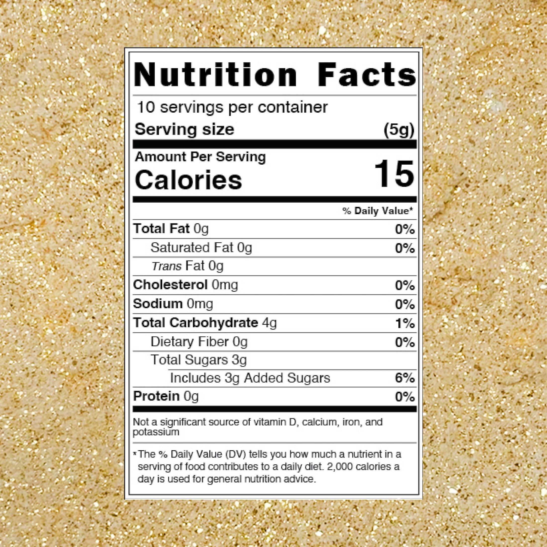 Cake Craft Dazzle Dust Gold Edible Glitter for Cakes, Cupcakes, & More