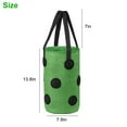 thumbnail image 6 of TSV 13.8 in Green Upside-Down Hanging Planters with 13 Growth Ports (2 Count), 6 of 7