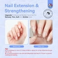 thumbnail image 6 of Saviland 60g Clear Builder Nail Gel - Strengthen and Harden Gel Nail Extension with 100PCS Nail Forms, 6 of 9