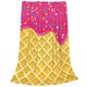 thumbnail image 2 of Balery Red Ice Cream Manta de Felpa Suave y Acogedora – Cobija de Franela Aterciopelada para Cama, Lavable y Cálida para Sofá, Mascotas, Transpirable-50"x40", 2 of 7