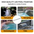 thumbnail image 2 of QinaQin Stainless Steel Outdoor Wall Fountain with LED Strip Light and Remote Control for Pond or Patio, 2 of 8