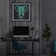 thumbnail image 3 of Cuadros Decorativos Kit de pintura de diamante de taladro especial de pieza luminosa de elefante DIY 5D (YGSMT72) Sywqhk Nuevos Originales, 3 of 9