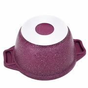 KUKMARA Aluminum Wok Cooking Pot Mystery Nonstick Pot with Lid 1. Qt (1 L) Camping Cookware Dutch Oven Kitchen Pot