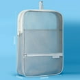 thumbnail image 6 of Pebbuoy File Holder Large Capacity Mesh Document Bag Transparent Design File Storage Bag for Home Office School, 6 of 7