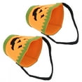 thumbnail image 3 of 2 bolsas de fieltro para dulces de Halloween, bolsas de regalo para trucos o golosinas, bolsas con asas, recuerdos de fiesta, color amarillo, 3 of 5