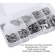 thumbnail image 3 of Surtido de anillos de seguridad de acero inoxidable 304 de 1,5 mm-10 mm, 120 piezas, kit de anillos de seguridad tipo E con caja de almacenamiento, 3 of 8