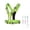 Fluorescent Green, variant on High Visibility LED Reflective Vest for Night Running Cycling Walking with USB Rechargeable Safety Light Gear Black 20"X17"