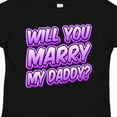 thumbnail image 4 of Inktastic Will You Marry My Daddy (purple) Boys or Girls Toddler T-Shirt, 4 of 5