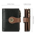 thumbnail image 2 of Sendefn Small Women Wallet Genuine Leather Bifold Purse RFID Blocking Card Holder, 2 of 6