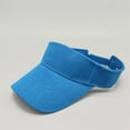 thumbnail image 2 of KALE Visors Topless Adjustable Sporty Outdoor Solid Color Sky Blue, 2 of 3