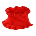 thumbnail image 2 of EQWLJWE Women's Knitted Bib Covering Neck Cover False High Collar Infinity Loop Scarf Scarf Holiday Clearance, 2 of 3