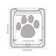 thumbnail image 4 of Tapón De La Puerta De La Pantalla Diseño De La Página Interior Puerta Del Perro Con Cerradura Artesanía Fina Puerta De La Ventana De La Pantalla Puerta De La Pantalla Suave Para Mascotas Resistente A sonducket PT000795-00, 4 of 7