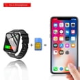 thumbnail image 4 of Smart Watch With TF Card Slot Camera SIM SmartWatch Bluetooth Information Watches Men Women Push Music Play For Android, 4 of 24