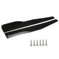 thumbnail image 1 of 2PCs Universal Car Body Styling Side Skirt Rocker Splitters Diffuser Winglet Kit Black, 1 of 7