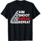 thumbnail image 1 of Billiard Pool Aim Shoot Swear Repeat Camiseta, 1 of 2