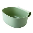 thumbnail image 2 of Hobeauty Kitchen Cabinet Hanging Garbage Waste Bin Trash Storage Container Trash Can Basket Holder Rubbish Organizer, 8.27 x 7.01 x 3.54", 2 of 8