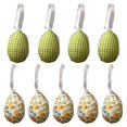 thumbnail image 3 of Toystoory Lote de 9 huevos de Pascua hechos a mano, adorables adornos para decorar el hogar. Kits de decoración para fiestas, 3 of 5
