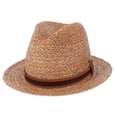 thumbnail image 3 of Paradise - Walrus Hats Natural Raffia Straw Fedora Hat w/ Braided Band, 3 of 7