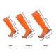 thumbnail image 4 of Calcetines de fútbol con rayas blancas y negras para hombres, adolescentes, niños y niñas, hasta la pantorrilla, de béisbol, rugby, deportivos, para mujeres y niñas, 4 of 5