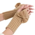 thumbnail image 2 of Arm Warmers, for Women, Cable Knit Warm Winter Sleeve Fingerless Gloves, Premium, 2 of 8