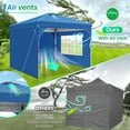 thumbnail image 6 of SANOPY Canopy Tent 10x10, Ez Up 10x10 Pop Up Canopy Tent for Party Camping, Party Tents with One Push Central Button Air Vent, Outdoor Gazebo Canopy Tent with Sidewalls and Reflective Strip, 6 of 10