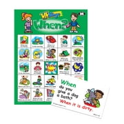 Super Duper Publications | Ask & Answer Wh Bingo Board Game | Comprehension, Verbal, and Communication Skills | Who, What, Where, When, and Why Questions | Educational Learning Materials for Chil