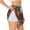 White, variant on Sunflower Bald Eagle Print Women's Sports Shorts with Drawstring Elastic Waistband for Running, Yoga, Fitness-Medium