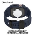 thumbnail image 4 of Pulseras de reloj Amband compatibles con Apple Watch de 45 mm, color azul marino, 4 of 6
