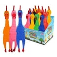 thumbnail image 2 of Animolds Squeeze Me Rubber Chicken Toy | Screaming Rubber Chickens for Kids | Novelty Squeaky Toy Chicken (Square Random Color), 2 of 4