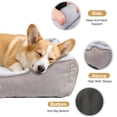 thumbnail image 4 of JOYELF Dog Bed Washable Calming Pet Bed, Anti Anxiety Cat Bed & Sofa, Cute Plush Dog Mat for Medium Dog, 4 of 7