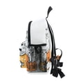 thumbnail image 4 of FORMRS Kids School Backpack with Front Zippered Pocket 12" Student Travel Daypack, Gray Cute Cat, 4 of 6