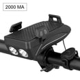 thumbnail image 1 of Yuedong 4 In 1 Multifunctional Bike Light Flashlight Headlight Bike Horn Mobile Phone Stand Power Bank Cycling Front Lamp, 1 of 12