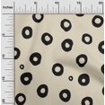 thumbnail image 2 of oneOone Viscose Chiffon Tan Fabric Polka Dress Material Fabric Print Fabric By The Yard 42 Inch Wide-KP, 2 of 6