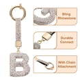 thumbnail image 4 of Encanto de letra B de Uxcell, encanto de alfabeto de rhinestone para hacer joyas, blanco, 4 of 6