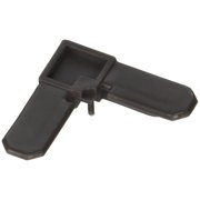 Angle View: 3/4 in. x 3/8 in. Screen Frame Corners, Plastic, Bronze (4-pack)