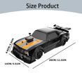 thumbnail image 3 of BJBSJSZ Remote Control Car RC Drift Car 2.4GHz 4WD High Speed Model Vehicle with LED Lights Drifting Tire Racing Sport Toy Car for Adults Boys Girls Kids Gift, 3 of 9
