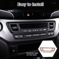 thumbnail image 5 of TINKI Center Console Air Conditioning Mode Button Frame Trim for Honda Pilot 2016-2022/ Honda Ridgeline 2017-2023/ Honda Passport 2019-2023 Interior Accessories ABS Material, 5 of 14