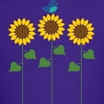 thumbnail image 3 of CafePress - Sunflower Garden Bird T Shirt - Dark T-Shirt Kids XS-XL, 3 of 4