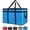Blue, variant on Insulated Food Delivery Bag for Pizza Delivery, Grocery Cooler Bag, Catering Supplies for Rideshare, Thermal Bags for Cold and Hot Food Carrier