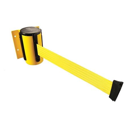 TENSABARRIER 896-STD-35-STD-NO-Y5X-C Belt Barrier, Yellow,Belt Color Yellow