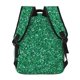 thumbnail image 4 of Easygdp Green Glitter Mochila Ergonómica Versátil para Laptop - Múltiples Bolsillos, Correas Ajustables, Unisex para Escuela, Viajes y Actividades al Aire Libre-One Size, 4 of 5