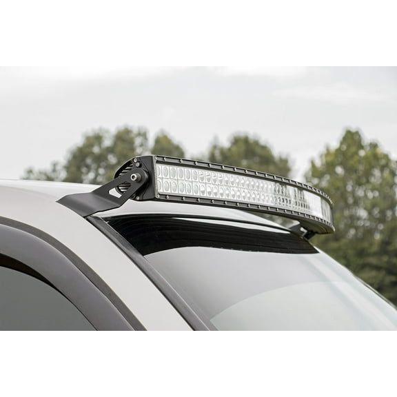 Rough Country 54" Curved LED Windshield Bracket for 99-06 Chevy/GMC 1500 - 70539 Fits select: 1999-2007 CHEVROLET SILVERADO, 2000-2006 CHEVROLET TAHOE