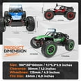 thumbnail image 6 of YCFUN Remote Control Cars for Kids, 1:20 Scale off Road RC Monster Trucks Crawler with Headlight, Electric RC Cars Vehicle for Kids Boys (Red), 6 of 9