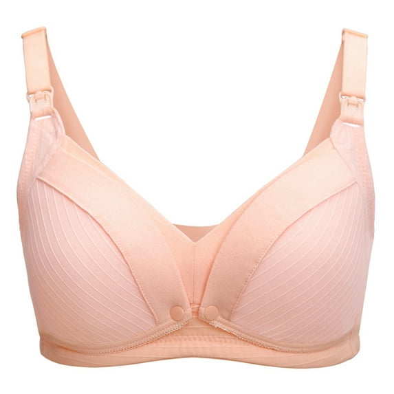 Wisremt Women's Maternity Nursing Bra Wire-Free Open Breast Active Bras