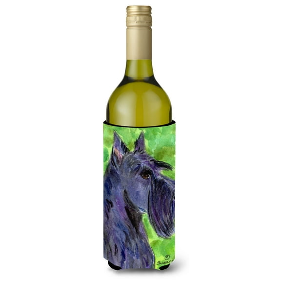 Caroline's Treasures SS8792LITERK Scottish Terrier Wine Bottle Hugger, Wine Bottle, multicolor