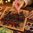 thumbnail image 3 of Christmas DIY Craft Kit Decoration Set, pearl art diy kit Holiday Handmade Ornament Project, Pearl Painting for Adults Creative Christmas Home Decor Gift, 3 of 5