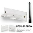 thumbnail image 3 of LEEYNEER Baseball Bat Rack Decorative Display Simple Stand Acrylic Hanger Softball Brackets Holder Clear Hangers 2 Count, 3 of 6