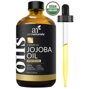 Artnaturals Organic Jojoba Carrier Oil Cold Pressed Hypoallergenic Neutral Scent Moisturizer Oil for All Skin Types (4 oz / 120 ml)